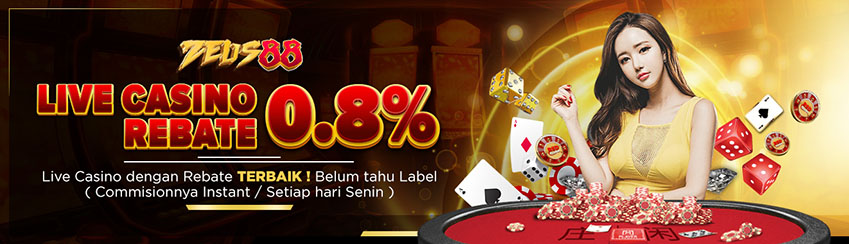 LIVE CASINO REBATE 0.8%